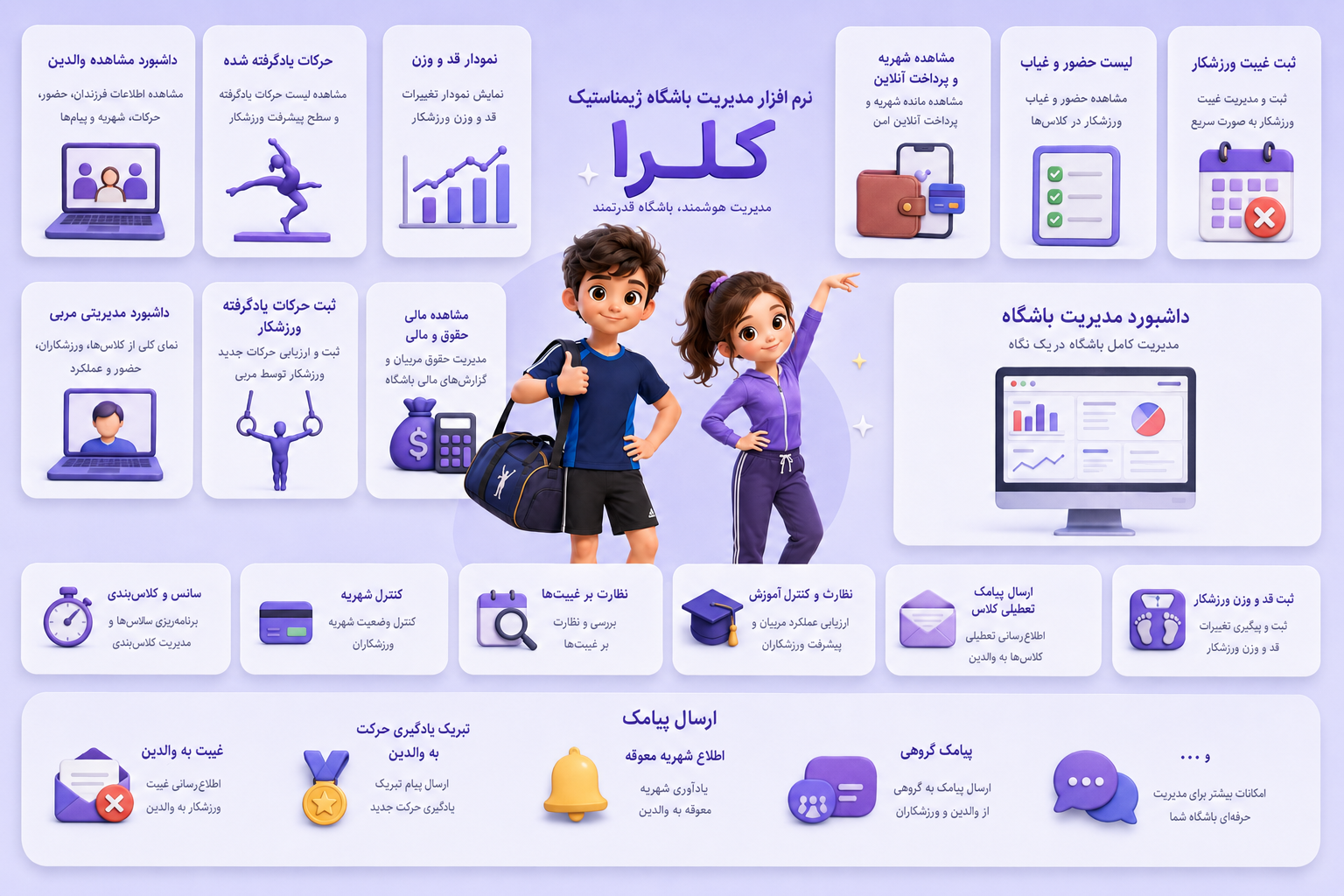 نرم‌افزار مدیریت باشگاه کلرا